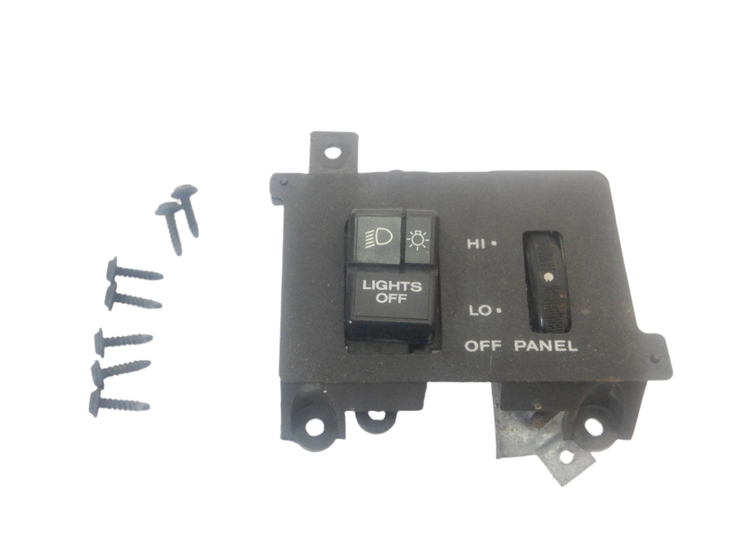 87-95 Jeep Wrangler YJ Center Gauge Radio Dash Bezel Trim Gray 87-95 Jeep Wrangler YJ Center Gauge Radio Dash Bezel Trim Gray