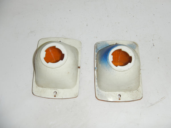 Jeep Wrangler YJ Front Turn Signal Lenses Pair - Amber, Fits 1987-1993 Models | Crown Automotive