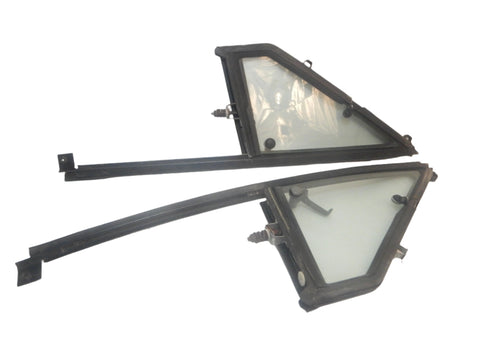 84-96 Cherokee XJ Moving Front Door Vent Window Glass Pair Driver