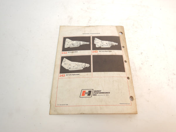 Hurst Stick and Transmissions Identification Catalog Manual (Box 4)