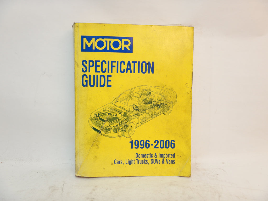 96-06 Motor Specification Guide 16th Edition (Box 6)