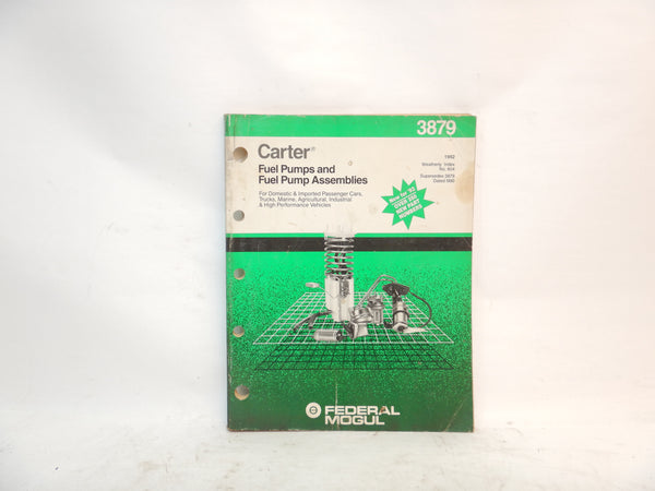 Carter Fuel Pumps & Assemblies 1992 Catalog #3879 (Box 7)