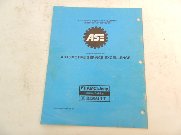 Jeep AMC 6 Cylinder Fuel Feedback Systems Diagnostic Manual 8981321167 (Box 7)