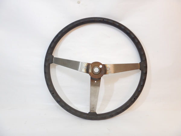 76-86 CJ Gray Grey Rubber Vinyl Steering Wheel