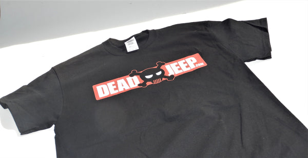 DeadJeep Logo T-Shirt Black 100% Cotton - All Sizes!