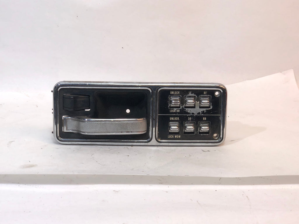 84-96 Cherokee XJ Jeep Driver Front Master Door Electric Window Switch Handle Assembly CHROME