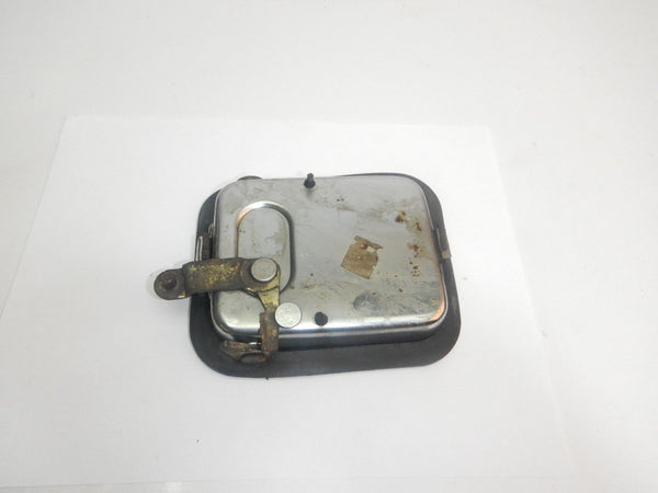 Used Driver Side Hard Door Latch Cover & Striker For Jeep Wrangler YJ & CJ7 (1981-1990 Models) - Good Condition