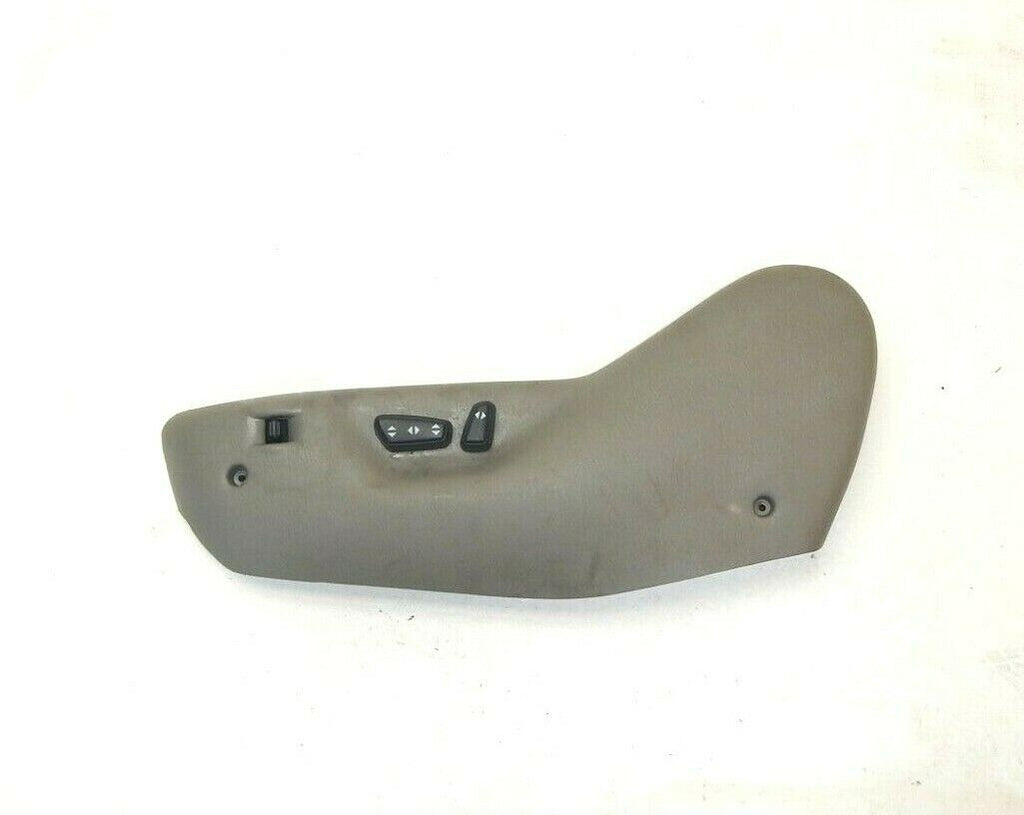 99-04 Grand Cherokee WJ Driver Recliner Seat Base Hinge Trim Cover Power Taupe