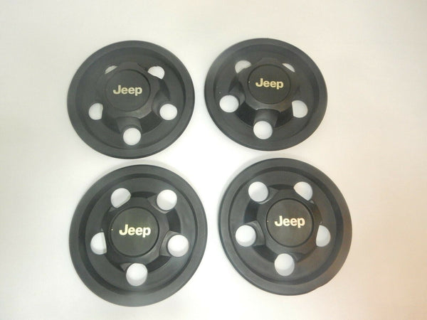 87-06 Wrangler YJ TJ Set of 4 Factory OEM Wheel Center Rim Cap Hub Covers