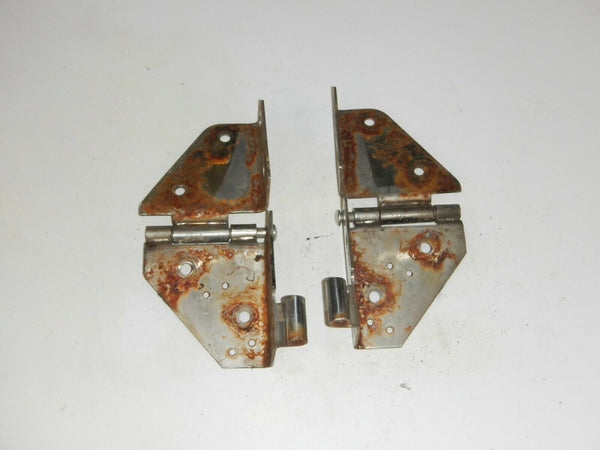 76-95 YJ CJ  Windshield Frame Hinges Hinge Set Pair Stainless