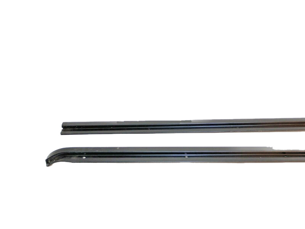 87-95 Wrangler YJ Factory Soft Top Side Rails Channel Belt Trim Hardware Pair