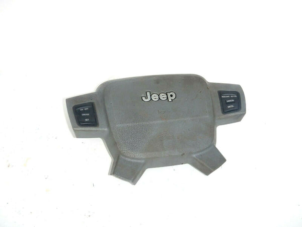 05-07 Grand Cherokee WK Driver's Air Bag Horn Medium Slate Gray 5JJ281D5AD