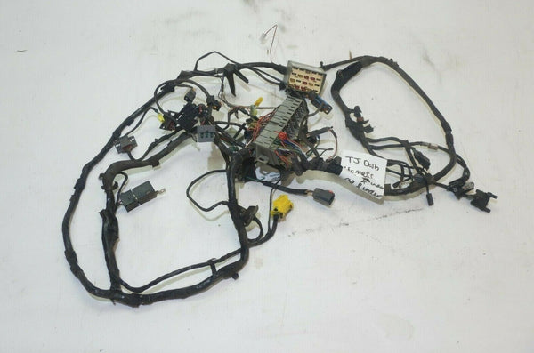 97-98 Wrangler TJ Dash Wire Harness Wiring Loom w/ Wiper & Defrost