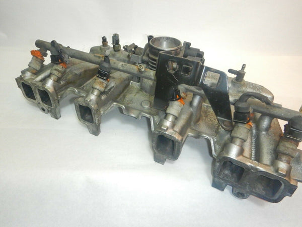 91-95 Wrangler YJ Complete Intake Manifold Fuel Rail Injectors 4.0 6 Cylinder