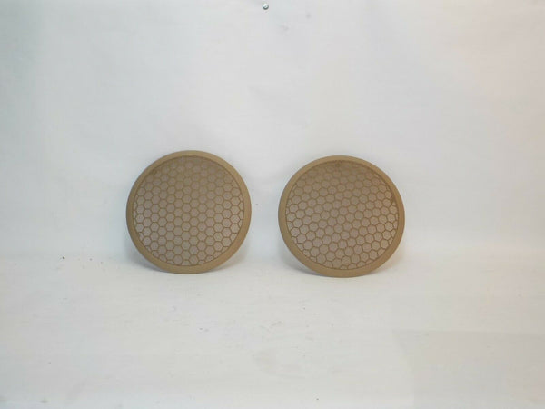 97-01 Cherokee XJ Jeep Roof Speaker Cover Pair Tan